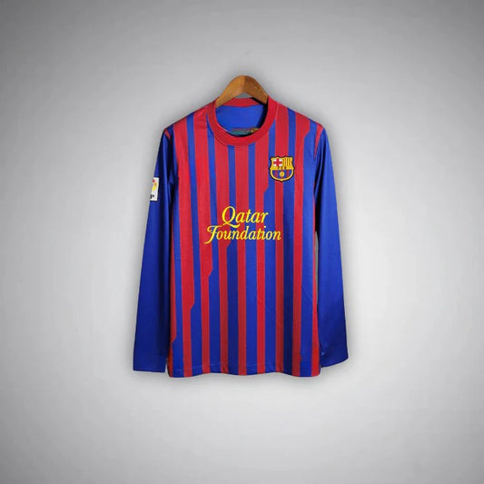 11/12 FC Barcelona Long Sleeve Home Kit